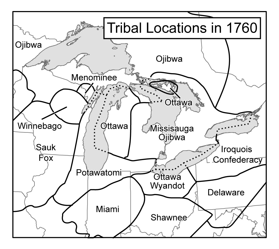 Illinois native american tribes deals map